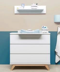 Bopita Bibliothèques Et étagères Enfant Étagère Blanc/naturel En MDF -Armoires enfant Soldes etagere blanc naturel en mdf 2