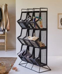 Tikamoon Bibliothèques Et étagères Enfant Etagère Casiers Enfant En Métal -Armoires enfant Soldes etagere casiers enfant en metal 3