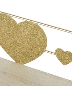 Maisons Du Monde Bibliothèques Et étagères Enfant Etagère Cœurs Beige Et Dorée -Armoires enfant Soldes etagere coeurs beige et doree 1000 13 28 226266 3