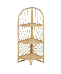 Maisons Du Monde Bibliothèques Et étagères Enfant Etagère D'angle 3 Plateaux En Rotin