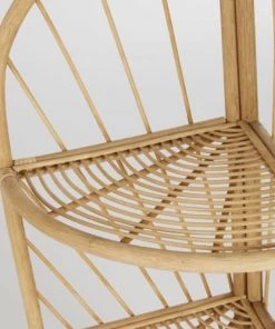 Maisons Du Monde Bibliothèques Et étagères Enfant Etagère D'angle 3 Plateaux En Rotin -Armoires enfant Soldes etagere d angle 3 plateaux en rotin 1000 9 0 226279 3