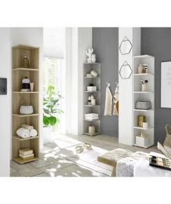 Casâme Bibliothèques Et étagères Enfant Etagère D'Angle 5 Niveaux H142 Cm - Marron -Armoires enfant Soldes etagere d angle 5 niveaux h142 cm marron 4