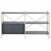 Maisons Du Monde Bibliothèques Et étagères Enfant Etagère Double 2 Portes Gris Anthracite -Armoires enfant Soldes etagere double 2 portes gris anthracite 1000 7 31 215363 2