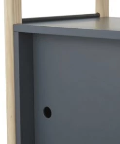 Maisons Du Monde Bibliothèques Et étagères Enfant Etagère Double 2 Portes Gris Anthracite -Armoires enfant Soldes etagere double 2 portes gris anthracite 1000 7 31 215363 4