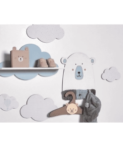 Artemio Bibliothèques Et étagères Enfant Étagère En Bois Enfant Nuage L39cm -Armoires enfant Soldes etagere en bois enfant nuage l39cm 2