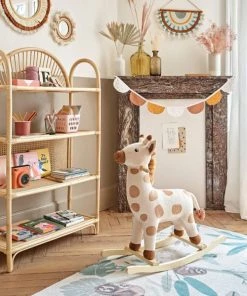 Maisons Du Monde Bibliothèques Et étagères Enfant Etagère En Rotin Beige -Armoires enfant Soldes etagere en rotin beige 1000 6 17 225681 4