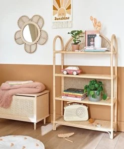 Maisons Du Monde Bibliothèques Et étagères Enfant Etagère En Rotin Beige -Armoires enfant Soldes etagere en rotin beige 1000 6 17 225681 5