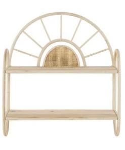 Maisons Du Monde Bibliothèques Et étagères Enfant Etagère En Rotin Et Bois De Sapin Beige