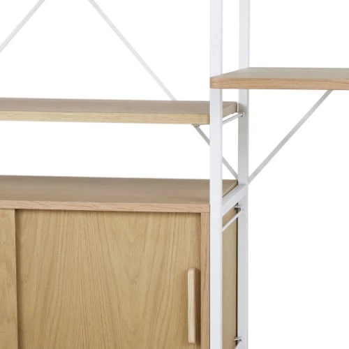 Maisons Du Monde Bibliothèques Et étagères Enfant Etagère Modulable En Placage Chêne 5 Maisons Du Monde Bibliothèques Et étagères Enfant Etagère Modulable En Placage Chêne – Image 3