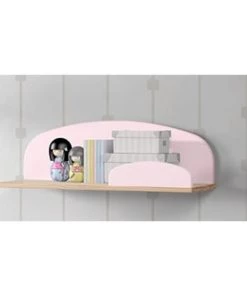 Vipack Bibliothèques Et étagères Enfant Étagère Murale 65 Cm Vieux Rose -Armoires enfant Soldes etagere murale 65 cm vieux rose 2