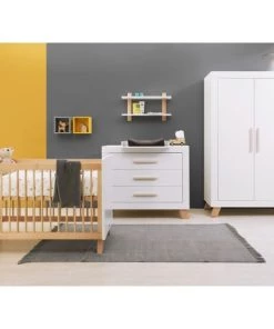 Bopita Bibliothèques Et étagères Enfant Étagère Murale Blanc Naturel -Armoires enfant Soldes etagere murale blanc naturel 3