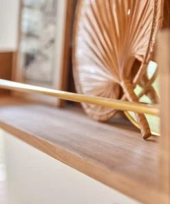 Tikamoon Bibliothèques Et étagères Enfant Etagère Murale Enfant En Teck Massif 100 Cm -Armoires enfant Soldes etagere murale enfant en teck massif 100 cm 9