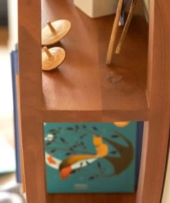 Tikamoon Bibliothèques Et étagères Enfant Etagère Murale Enfant En Teck Massif -Armoires enfant Soldes etagere murale enfant en teck massif 2