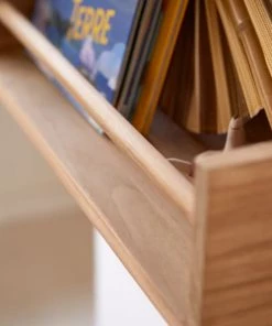 Tikamoon Bibliothèques Et étagères Enfant Etagère Murale Enfant En Teck Massif 60 Cm -Armoires enfant Soldes etagere murale enfant en teck massif 60 cm 9