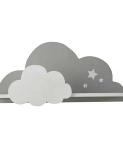 Maisons Du Monde Bibliothèques Et étagères Enfant Étagère Murale Nuage Blanche Et Grise