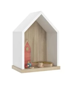 Galipette Bibliothèques Et étagères Enfant Etagère Nichoir Chêne Blanc 10 Galipette Bibliothèques Et étagères Enfant Etagère Nichoir Chêne Blanc -Armoires enfant Soldes etagere nichoir chene blanc 2