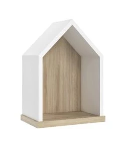 Galipette Bibliothèques Et étagères Enfant Etagère Nichoir Chêne Blanc