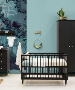 Bopita Bibliothèques Et étagères Enfant Étagère Noir Mat En Panneaux De Particules -Armoires enfant Soldes etagere noir mat en panneaux de particules 3