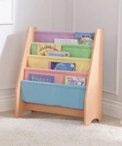 KidKraft Bibliothèques Et étagères Enfant Etagère Tissus Pastel Rangement Livres -Armoires enfant Soldes etagere tissus pastel rangement livres 3