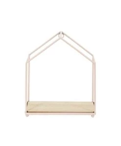 The Home Deco Factory Bibliothèques Et étagères Enfant Étagères Filaires Maison Rose - Lot De 3 -Armoires enfant Soldes etageres filaires maison rose lot de 3 3