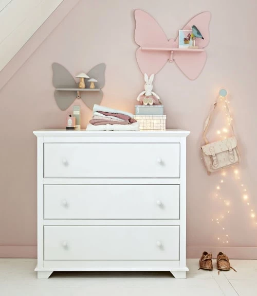 Maisons Du Monde Bibliothèques Et étagères Enfant Étagères Murales Papillons Rose Et Taupe (x2) 5 Maisons Du Monde Bibliothèques Et étagères Enfant Étagères Murales Papillons Rose Et Taupe (x2) – Image 3