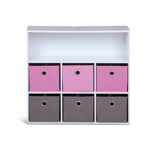 Alice's Garden Bibliothèques Et étagères Enfant Meuble De Rangement Pour Enfant, Blanc 4 Alice's Garden Bibliothèques Et étagères Enfant Meuble De Rangement Pour Enfant, Blanc – Image 2