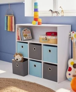 Alice's Garden Bibliothèques Et étagères Enfant Meuble De Rangement Pour Enfant, Blanc -Armoires enfant Soldes meuble de rangement pour enfant blanc 11
