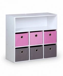 Alice's Garden Bibliothèques Et étagères Enfant Meuble De Rangement Pour Enfant, Blanc