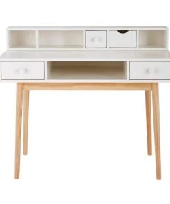 Maisons Du Monde Bureaux Enfant Module De Rangement Pour Bureau 2 Tiroirs Blanc -Armoires enfant Soldes module de rangement pour bureau 2 tiroirs blanc 1000 7 33 170347 1