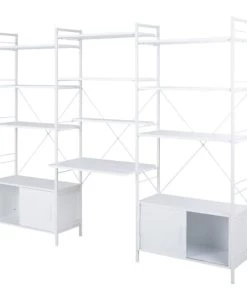 Maisons Du Monde Bibliothèques Et étagères Enfant Montant Modulable Métal Blanc -Armoires enfant Soldes montant modulable metal blanc 1000 12 36 215368 22