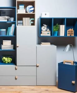 Vox Bibliothèques Et étagères Enfant Petite Bibliothèque Bleu -Armoires enfant Soldes petite bibliotheque bleu 1