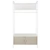 Maisons Du Monde Armoires Enfant Portant 2 Portes Blanc Et Beige