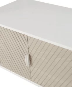 Maisons Du Monde Armoires Enfant Portant 2 Portes Blanc Et Beige -Armoires enfant Soldes portant 2 portes blanc et beige 1000 2 23 225728 3