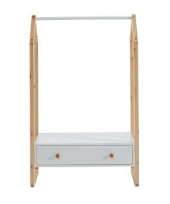 Baita Armoires Enfant Portant Blanc 1 Tiroir