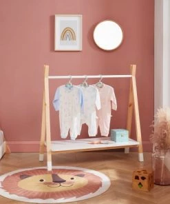 Baita Armoires Enfant Portant Blanc 80cm -Armoires enfant Soldes portant blanc 80cm 3