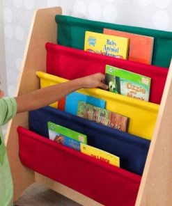 KidKraft Bibliothèques Et étagères Enfant Rangement Livres Enfant Couleurs Vives -Armoires enfant Soldes rangement livres enfant couleurs vives 2