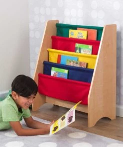 KidKraft Bibliothèques Et étagères Enfant Rangement Livres Enfant Couleurs Vives -Armoires enfant Soldes rangement livres enfant couleurs vives 4