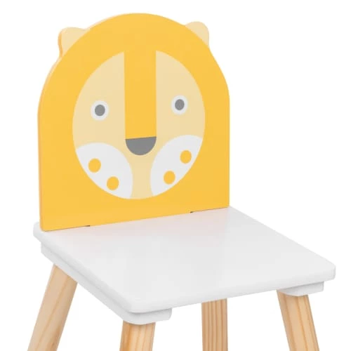 Beeloom Bureaux Enfant Table Pour Enfants En Bois Naturel Jaune Multifonctionnelle 5 Beeloom Bureaux Enfant Table Pour Enfants En Bois Naturel Jaune Multifonctionnelle – Image 4